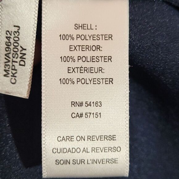 Calvin Klein Women's Deep Blue Blouse with Zip Detail - Picture 4 of 5